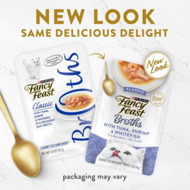 FANCY FEAST Adult Tuna Shrimp Whitefish new look