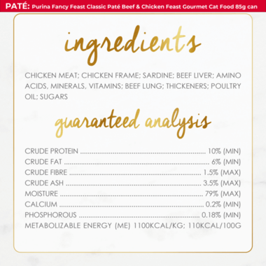 Ingredient List_Classic Pate Beef & Chicken