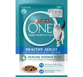 PURINA ONE® Healthy Adult 1+ with Ocean Fish Front