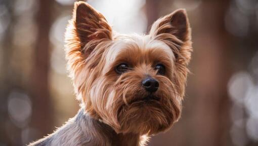 Yorkshire Terrier watching on you
