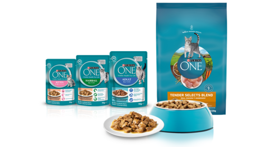 PURINA PURINA ONE Cat Product Wet Food Selection x4 930x523px